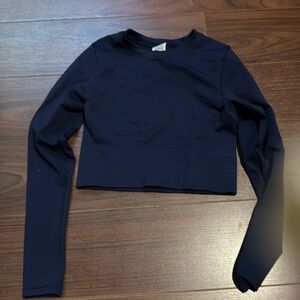 Cropped athletic top